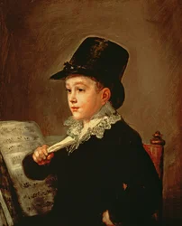 Portret Marianito Goi, wnuka artysty, ok. 1815
